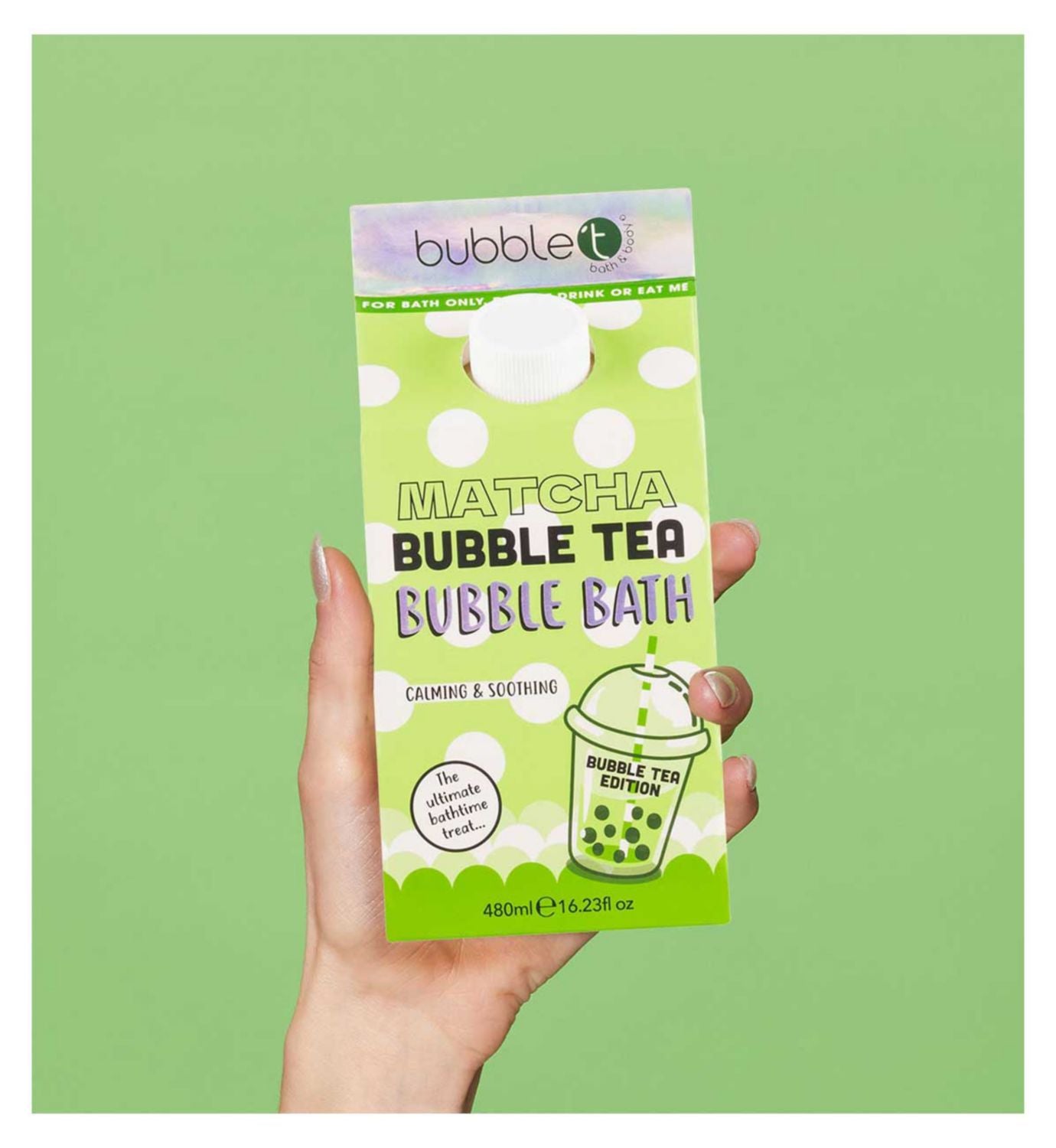 Bubble T bubble bath Milk Matcha 480ml, UK version