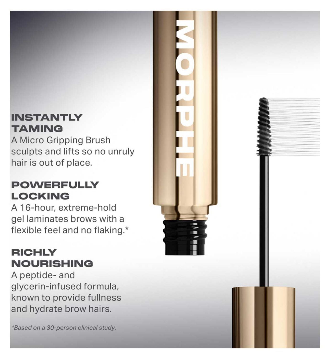 Morphe Micro Manager Gripping Brow Gel 4.4g (British brand)