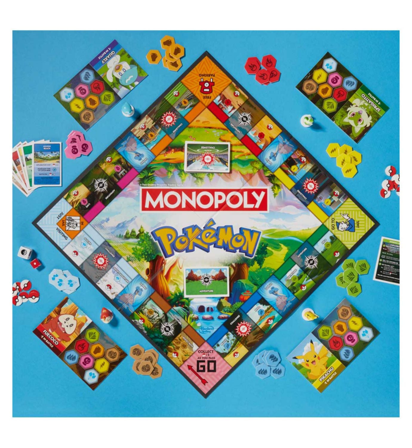 Hasbro Monopoly Pokemon board game (British brand)