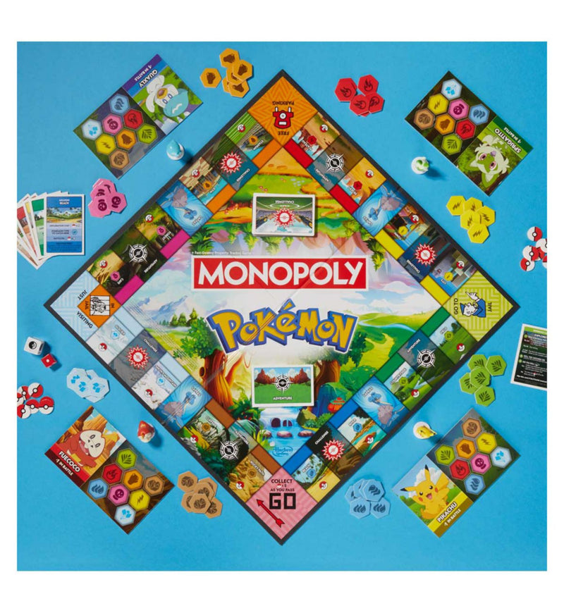 Hasbro Monopoly Pokemon board game (British brand)