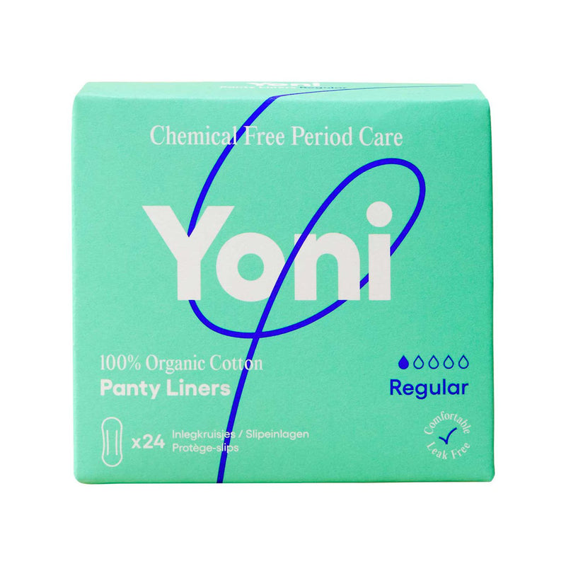 Yoni panty liners regular 24 count, imported from the UK