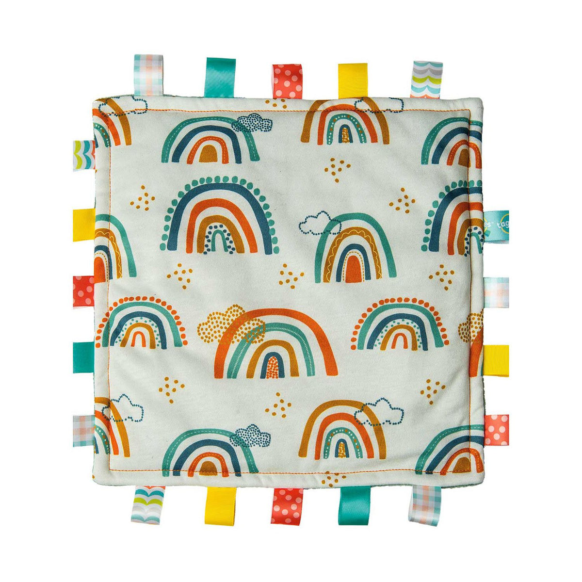 Mary Meyer Taggies Original Rainbow blanket 12x12 inches - British product
