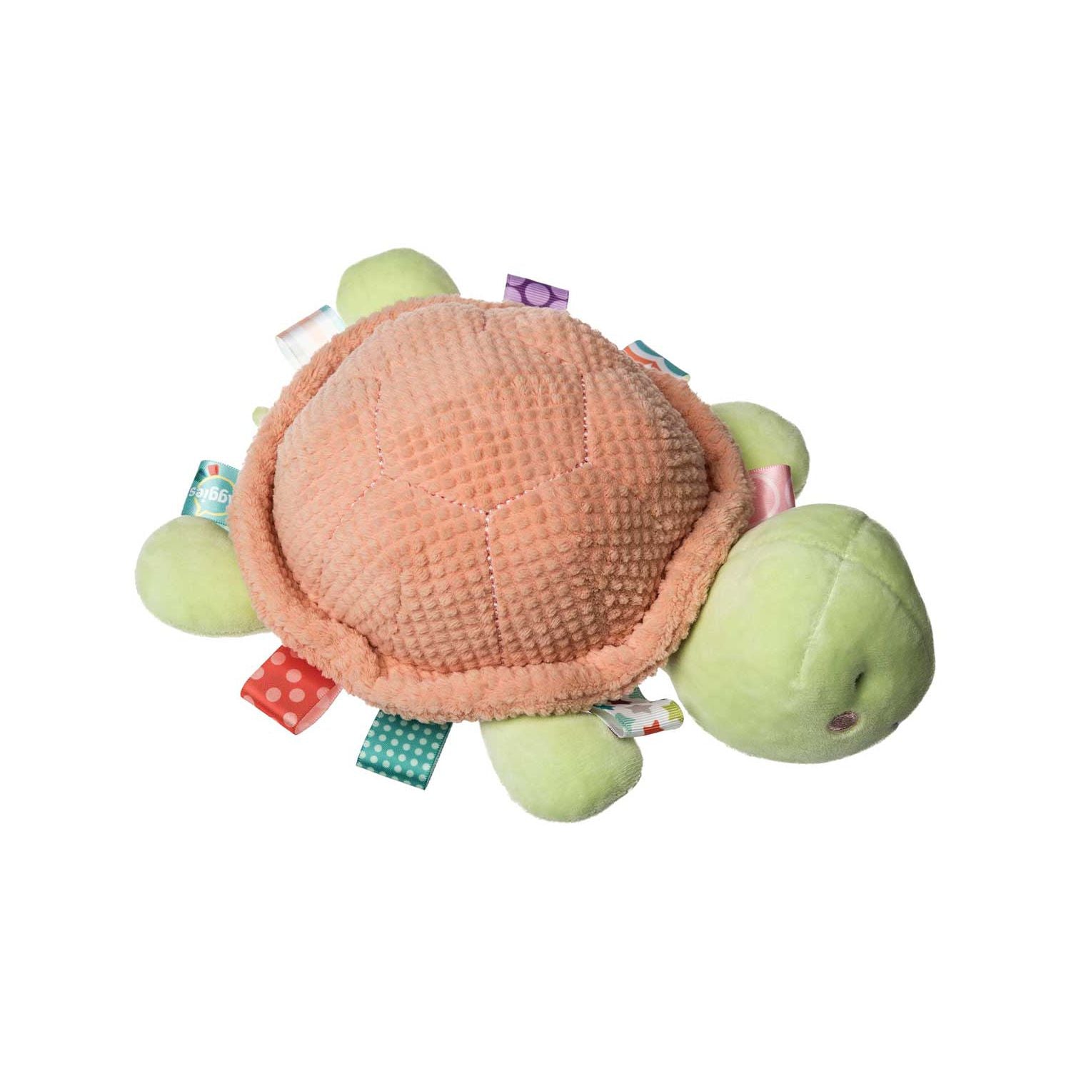 Taggies Tippy Turtle soft plush toy 9 inches, UK version
