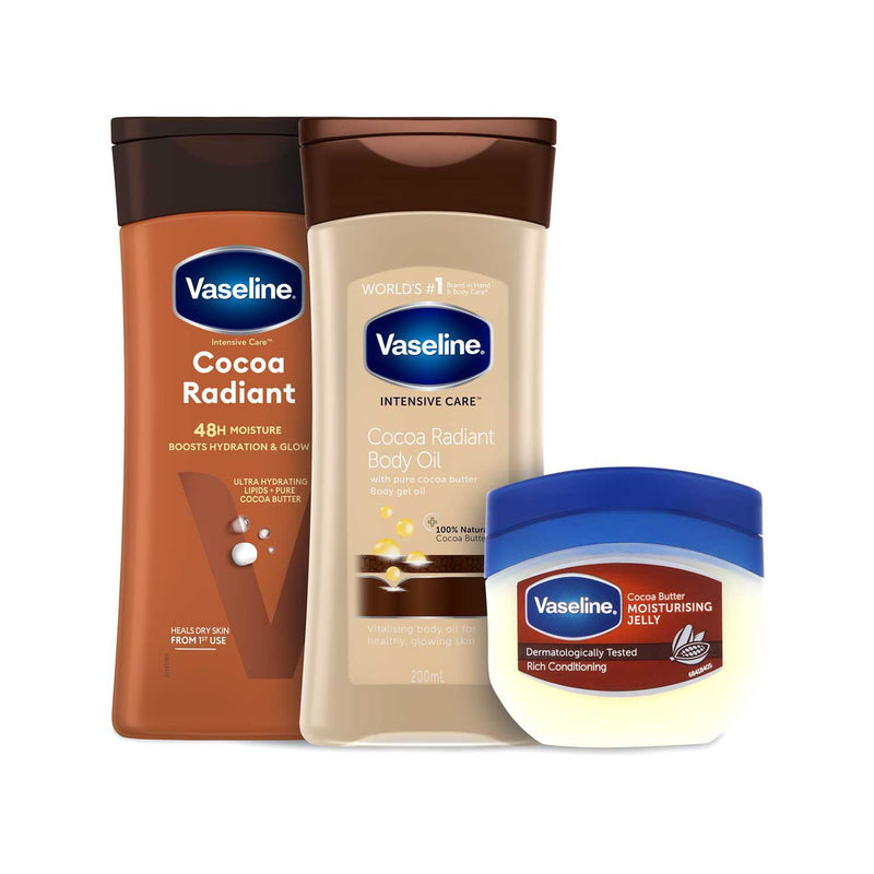 Vaseline cocoa regime bundle trio - British product