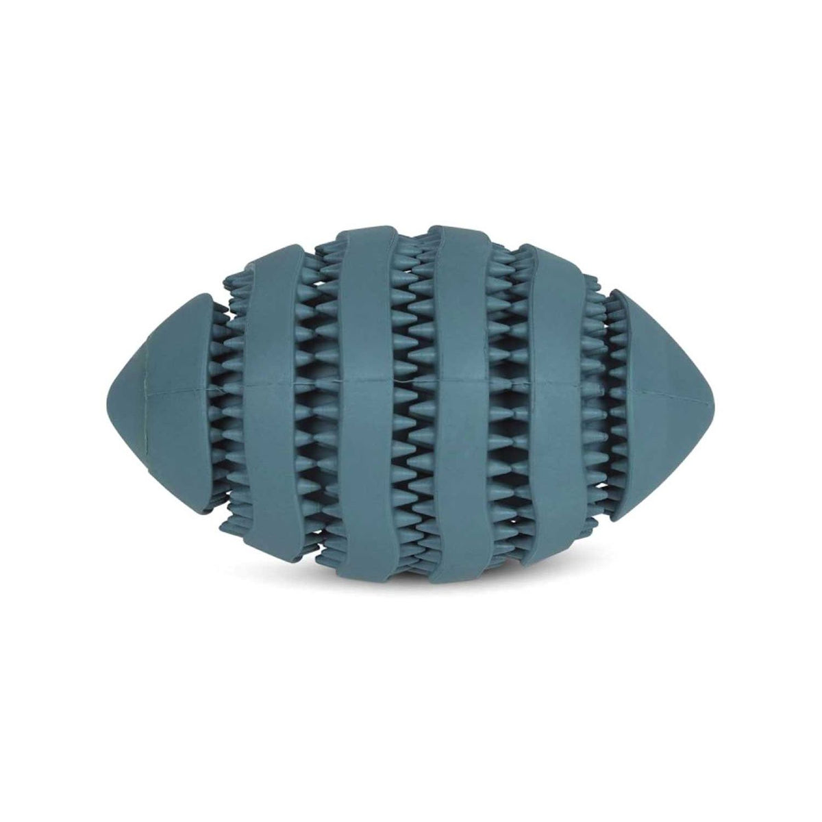 Petface rubber rugby treat ball for dogs (British brand)