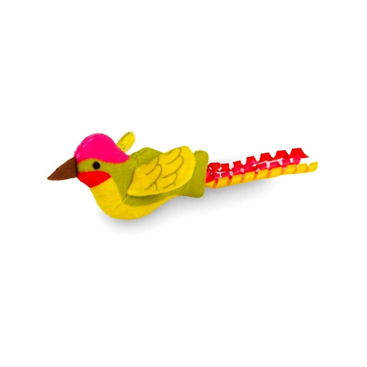 Petface Planet Harper Hummingbird plush cat toy (British brand)