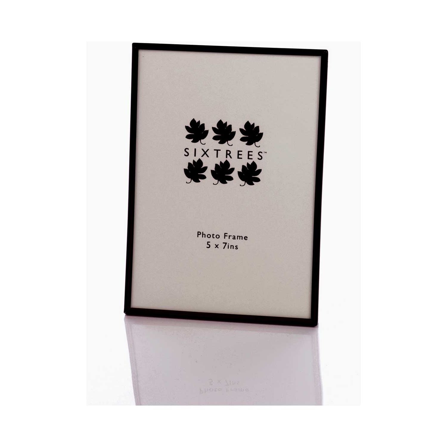 Sixtrees Cambourne black photo frame 5x7 inches - British product