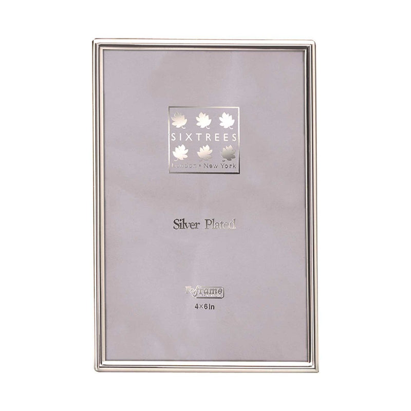 Sixtrees Cambridge silver photo frame 4x6 inches (British brand)
