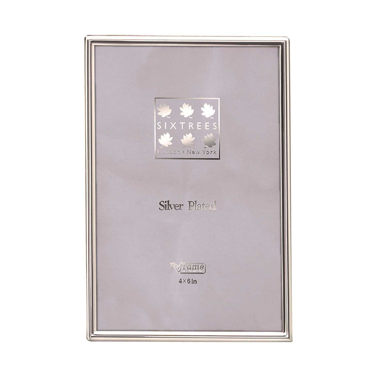 Sixtrees Cambridge silver photo frame 4x6 inches (British brand)