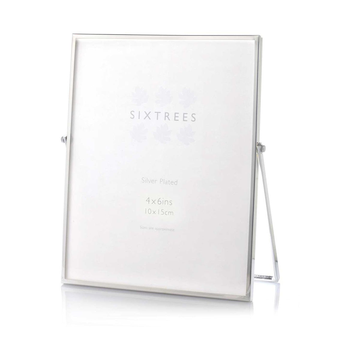 Sixtrees silver Wiggins photo frame 4x6 inches, imported from the UK