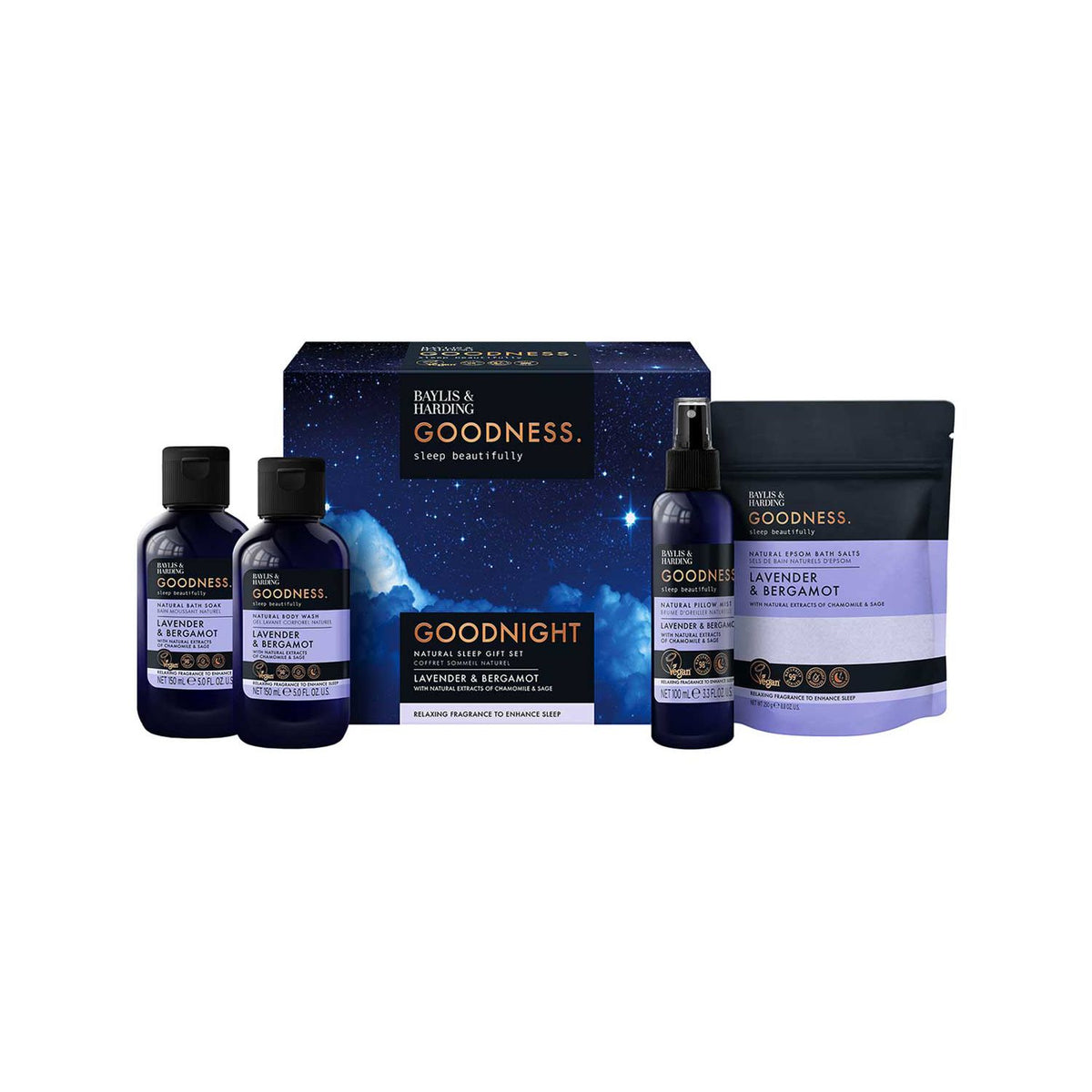 Baylis & Harding Goodness Sleep Goodnight gift set (British brand)