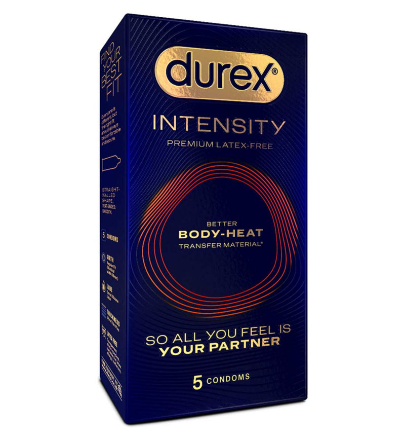 Durex Intensity premium latex-free condoms 5 pack, UK version