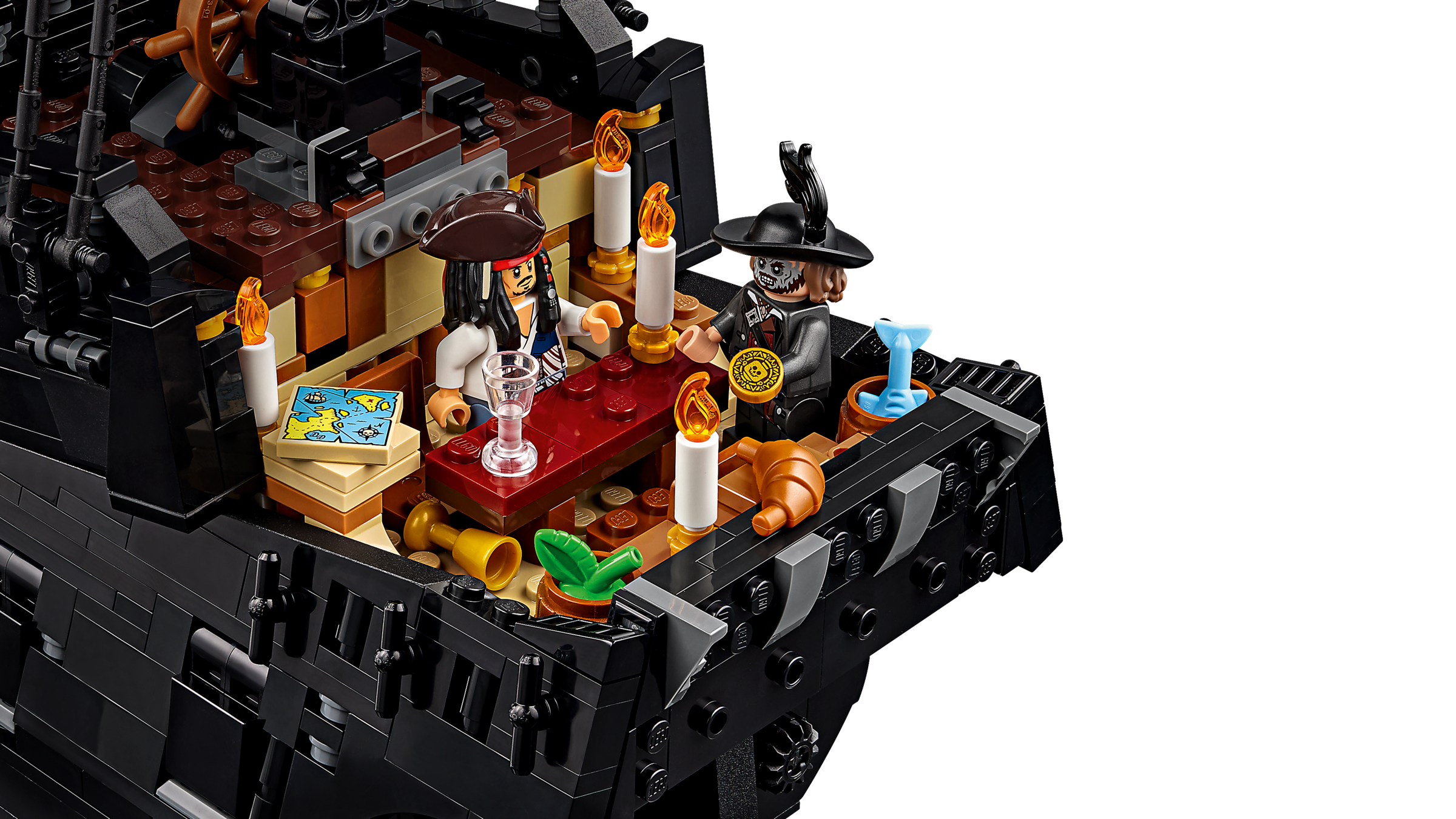 LEGO Captain Jack Sparrow's Pirate Ship 2862 Piece - British product