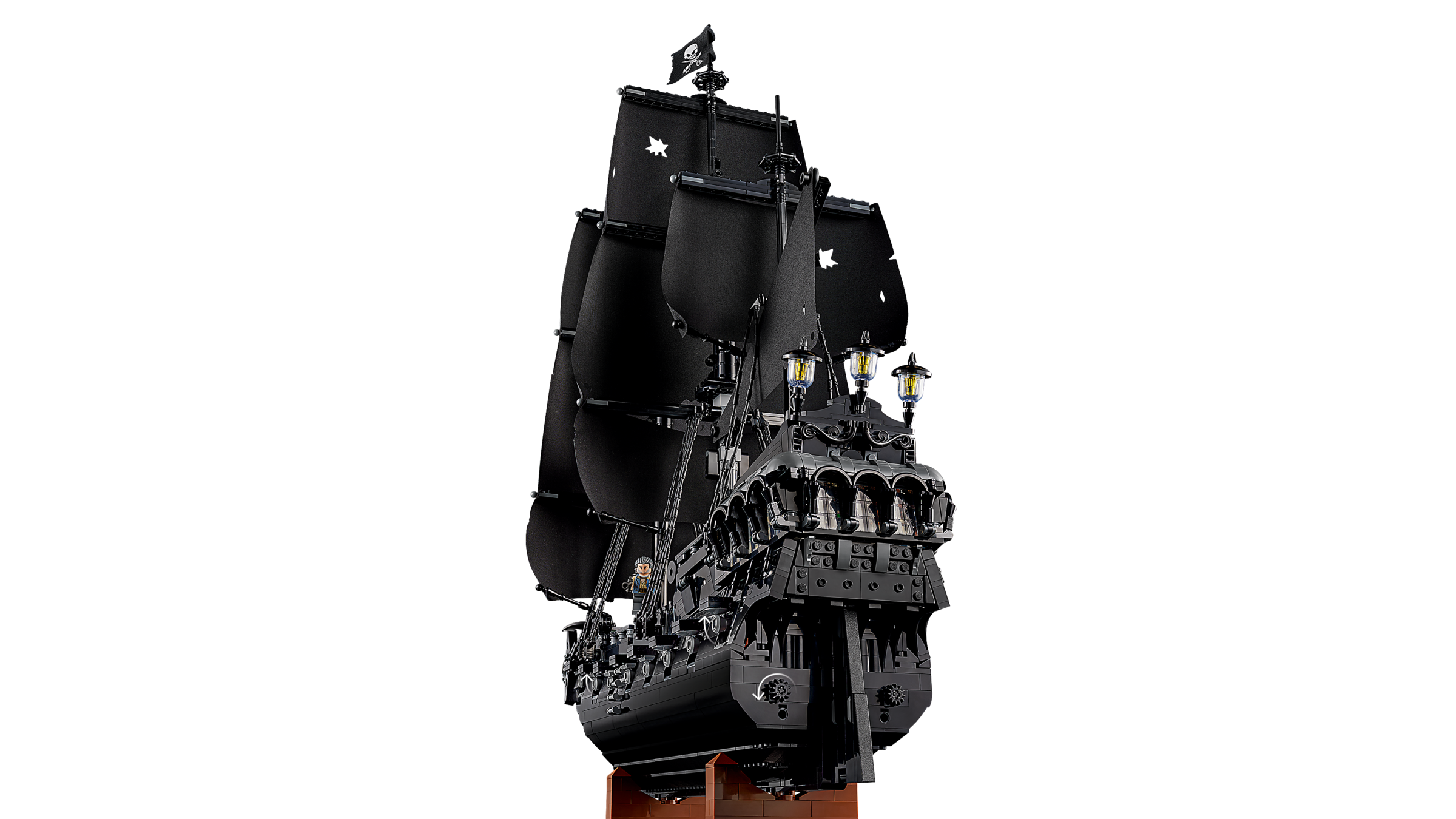 LEGO Captain Jack Sparrow's Pirate Ship 2862 Piece - British product