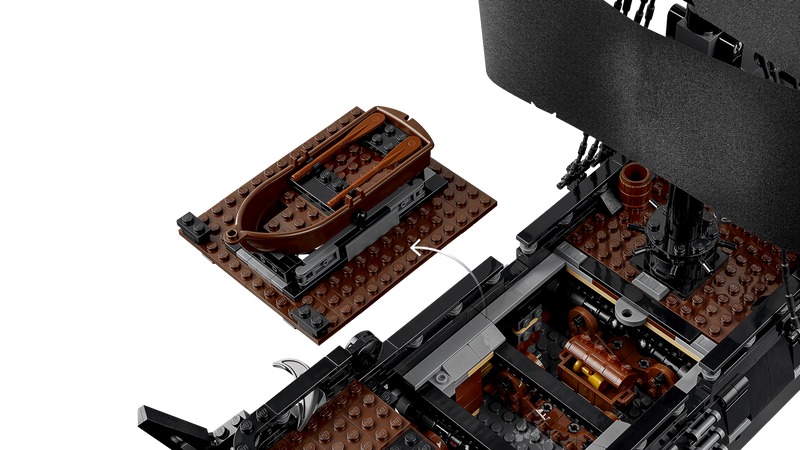 LEGO Captain Jack Sparrow's Pirate Ship 2862 Piece - British product