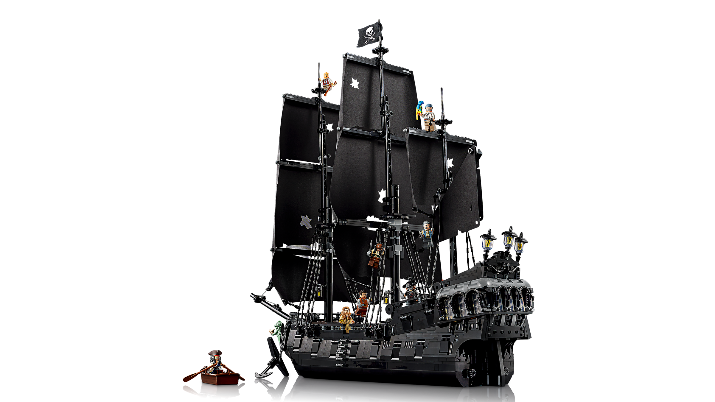 LEGO Captain Jack Sparrow's Pirate Ship 2862 Piece - British product