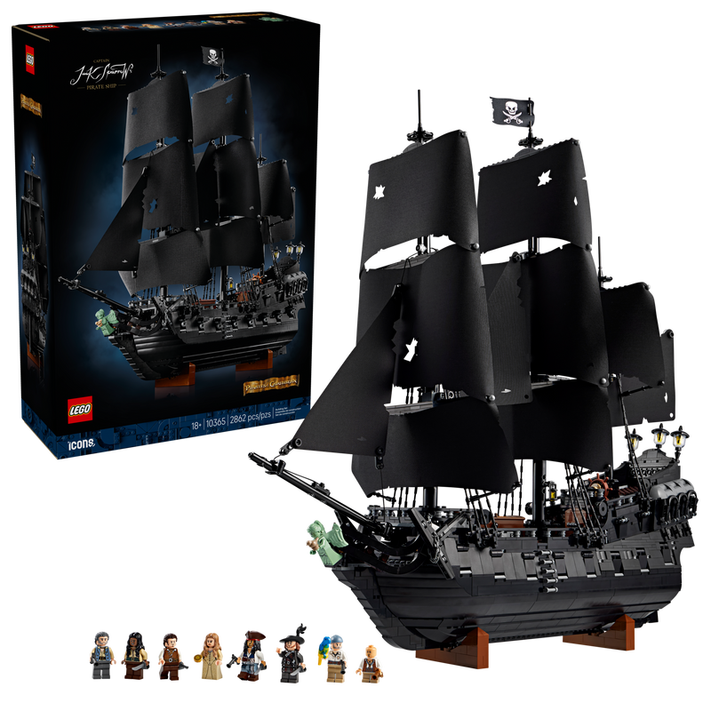 LEGO Captain Jack Sparrow's Pirate Ship 2862 Piece - British product