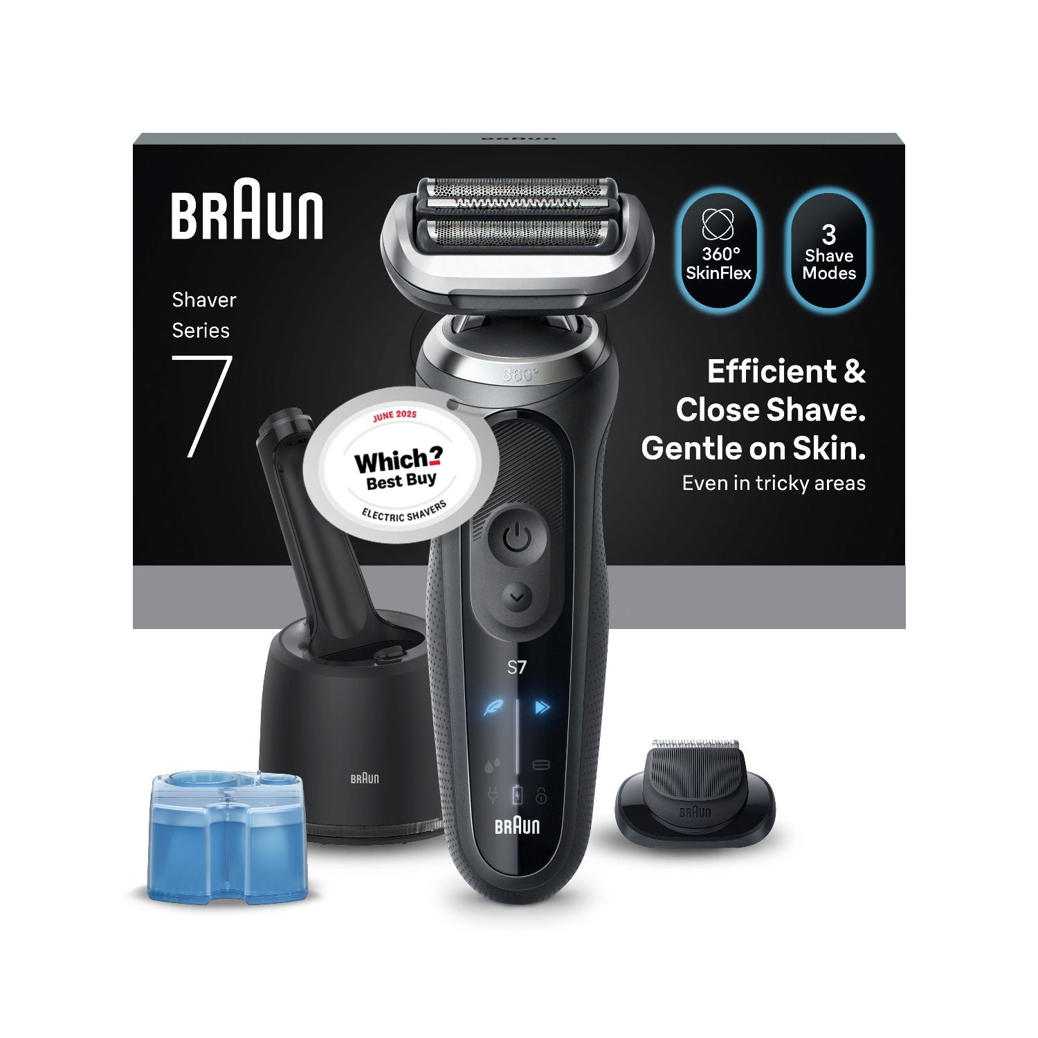 Braun Series 7 electric shaver, imported from the UK