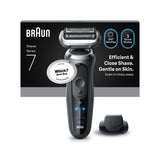 Braun Series 7 electric shaver grey, UK version