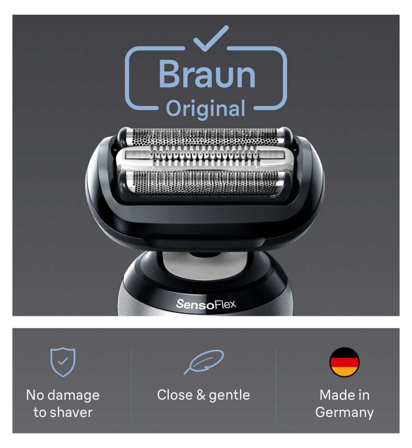 Braun Series 6 64B shaver head replacement - British product