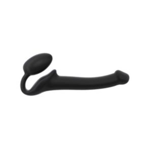 Strap On Me Realistisk Bøybar Strap-On Svart Liten