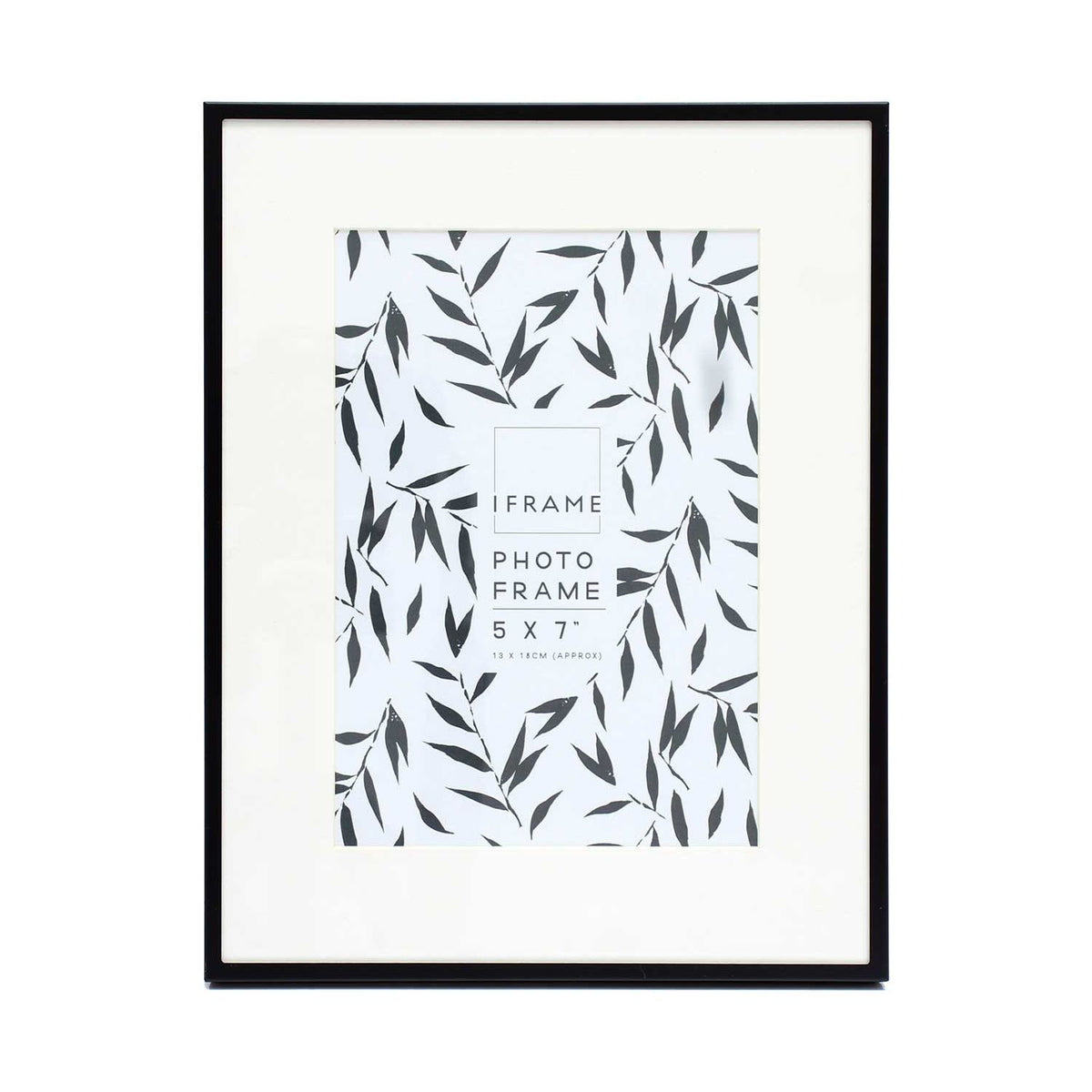 iFrame black metal photo frame 5x7 inches - British product