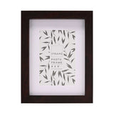 iFrame dark wood finish photo frame 4x6 inches (British brand)