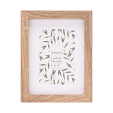 iFrame light wood photo frame with mount 4x6 inches, UK version