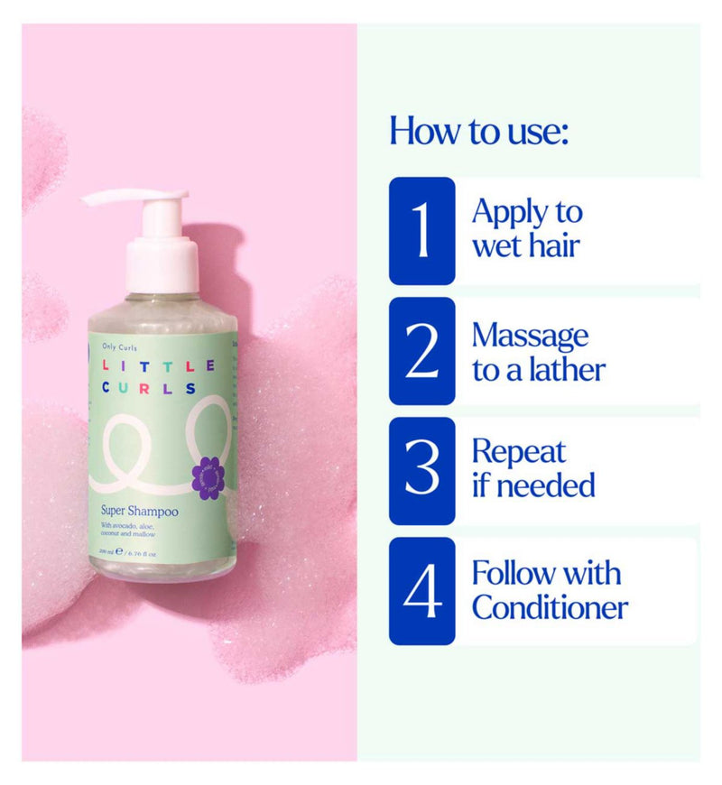 Only Curls Little Curls Super Shampoo 200ml - British product