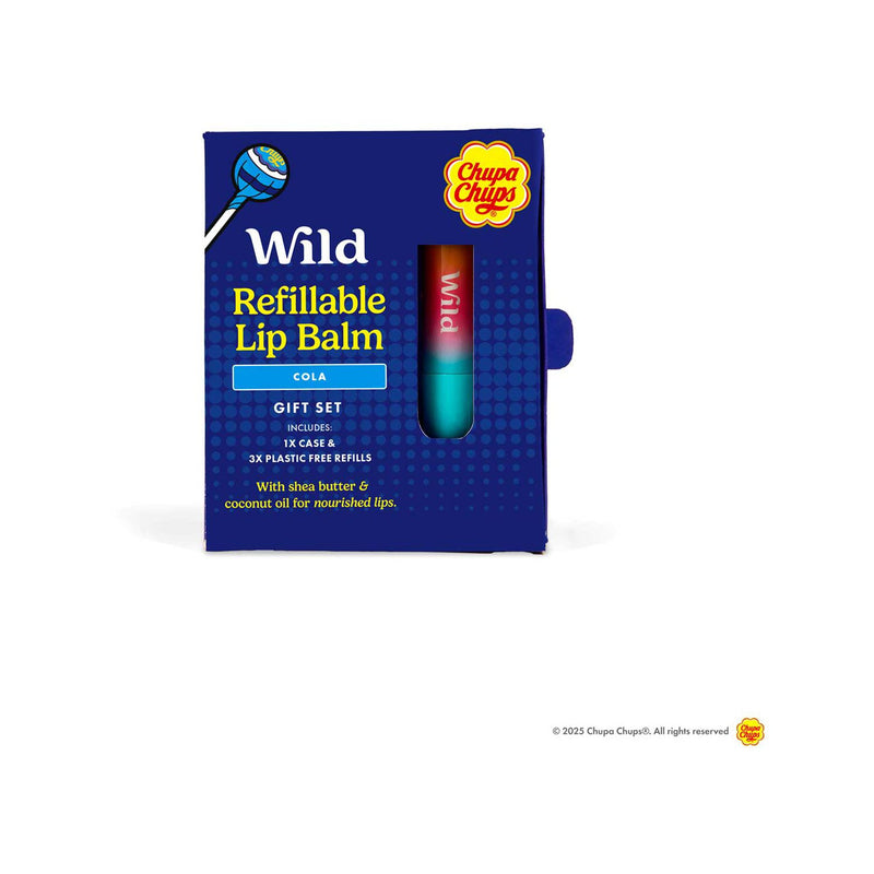 Wild & Chupa Chups lip balm gift set Cola scented (British brand)