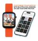 Tikkers Smart Watch Orange Silicone Strap 35mm (British brand)