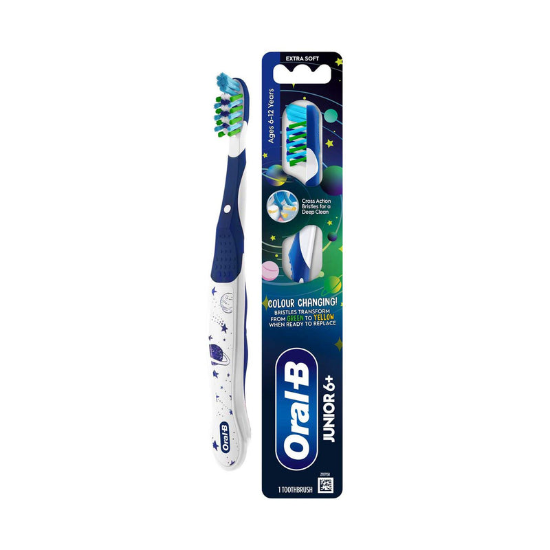 Oral-B Junior manual toothbrush extra soft bristles 6-12 years, imported from the UK