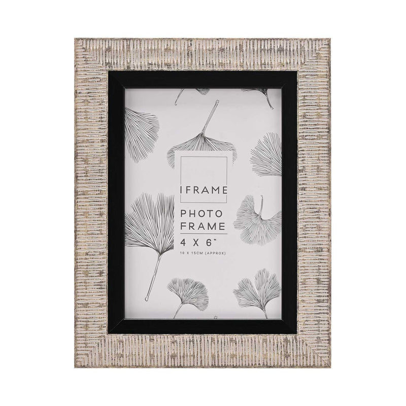 iFrame grey photo frame 4x6 inch, UK version