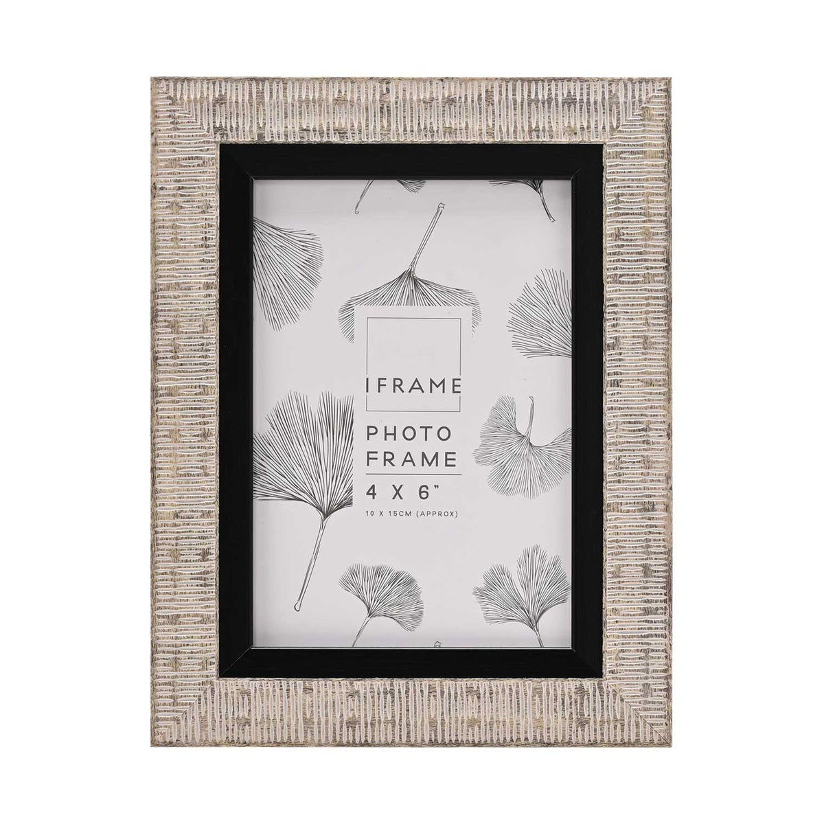 iFrame grey photo frame 4x6 inch, UK version