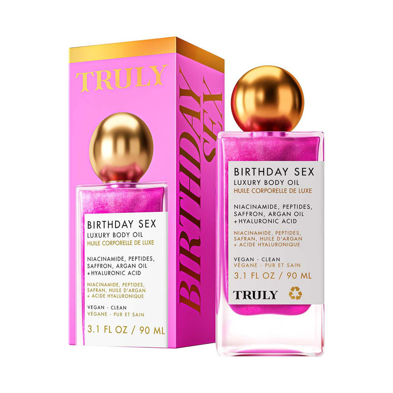 Truly Birthday Sex illuminating body oil 90ml (British brand)