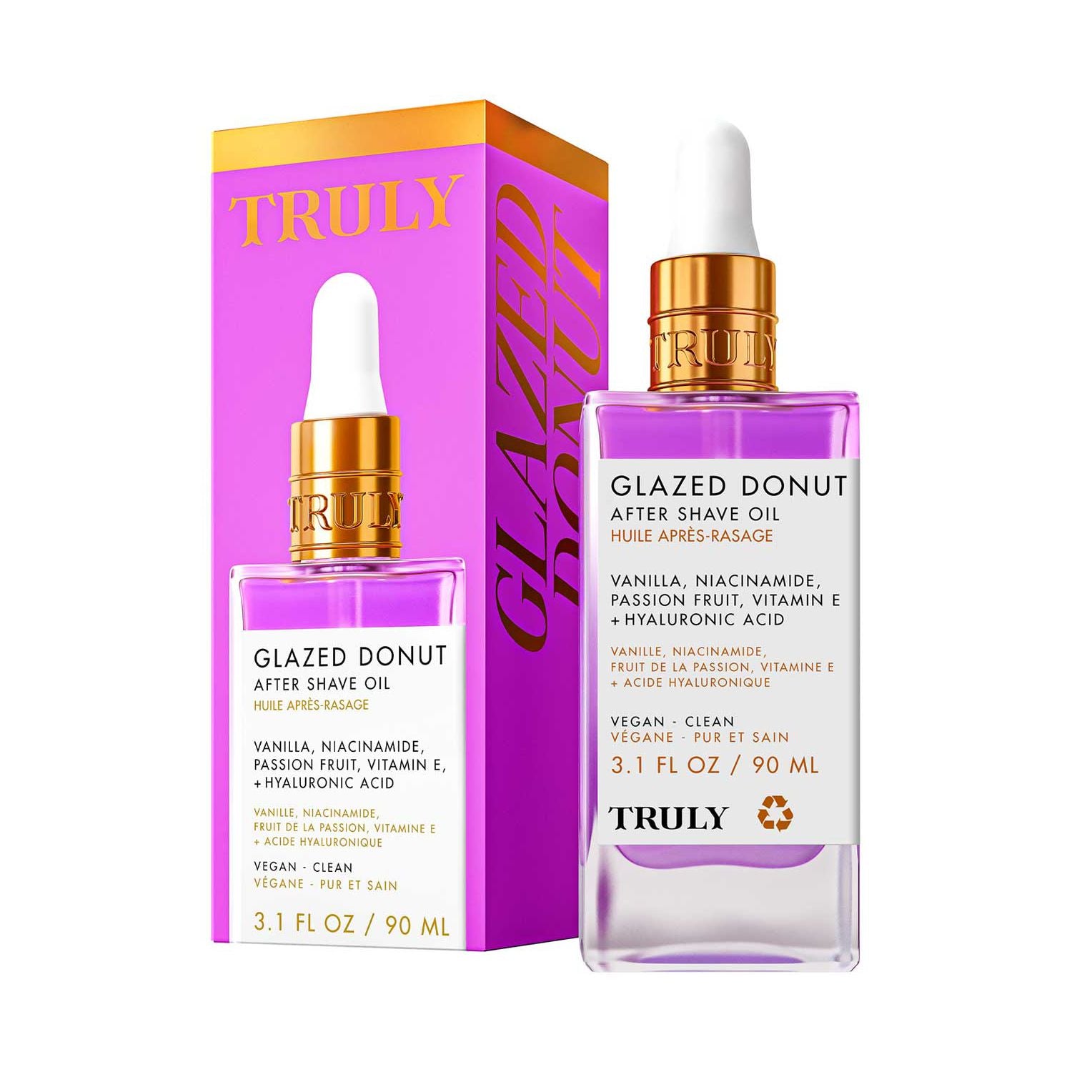 Truly Glazed Donut after shave oil 90ml - British product