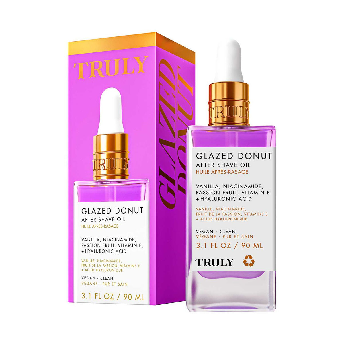 Truly Glazed Donut after shave oil 90ml - British product