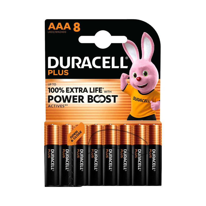 Duracell Powerboost AAA batteries 8 pack, UK version