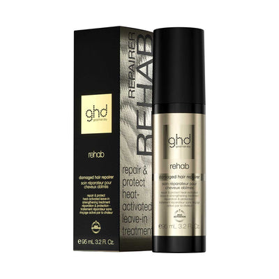 Boots ghd Rehab Damaged Hair Repairer Heat-Activated Leave-In Strengthening Treatment 95ml- Buy online at McGrocer