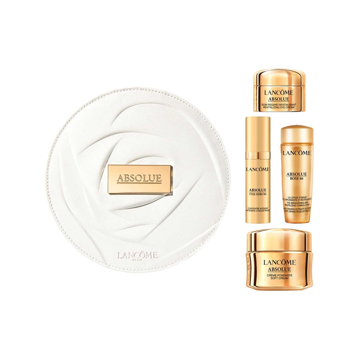 Lancôme Absolue travel set collection skincare samples (British brand)