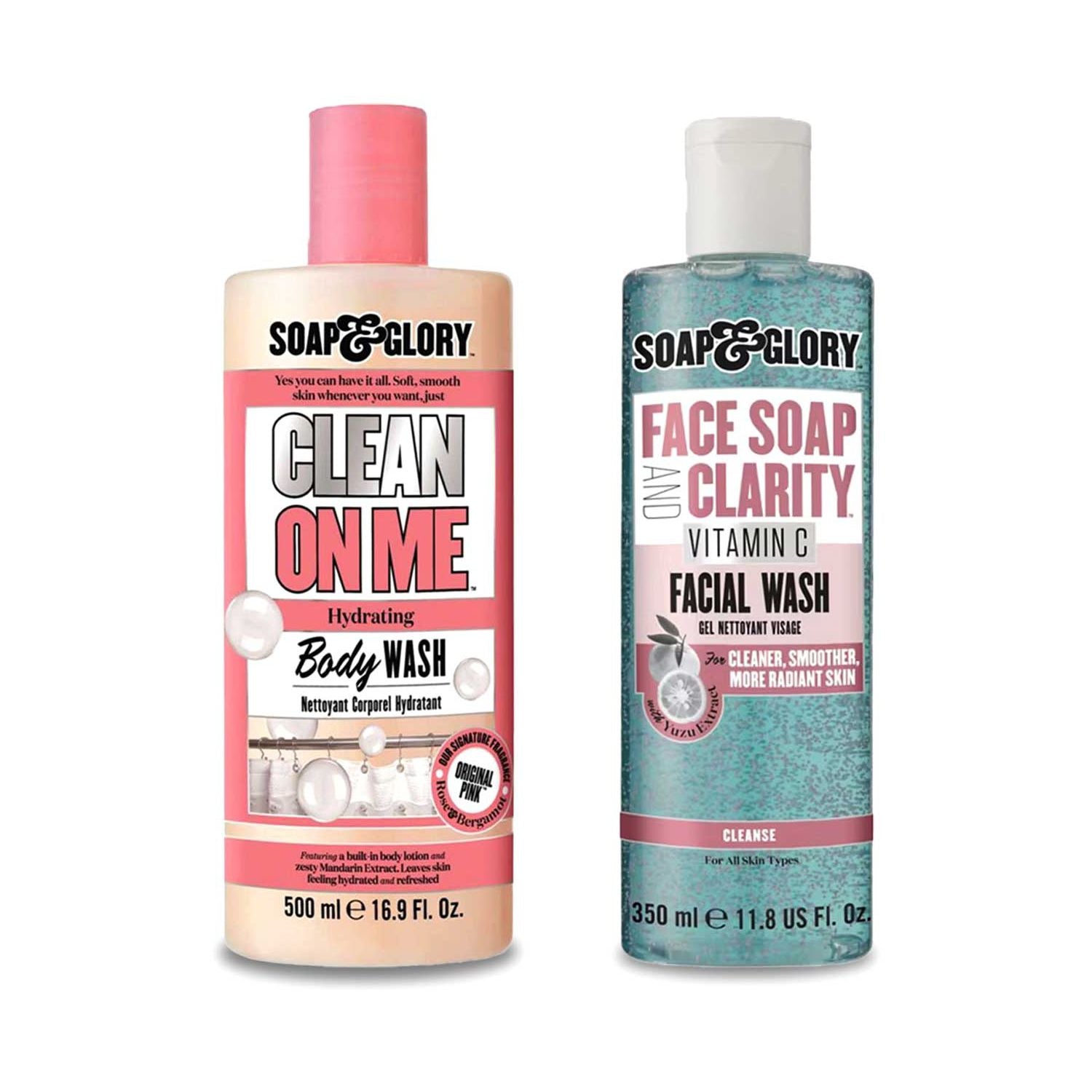 Soap & Glory Clean Routine Bath and Body Bundle - British product