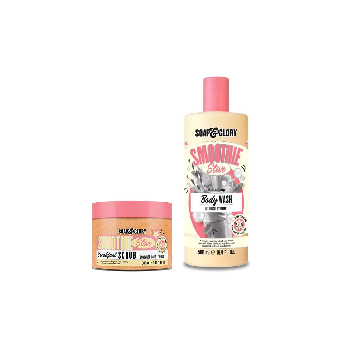 Soap & Glory Smoothie Star Clean Bundle body care products (British brand)