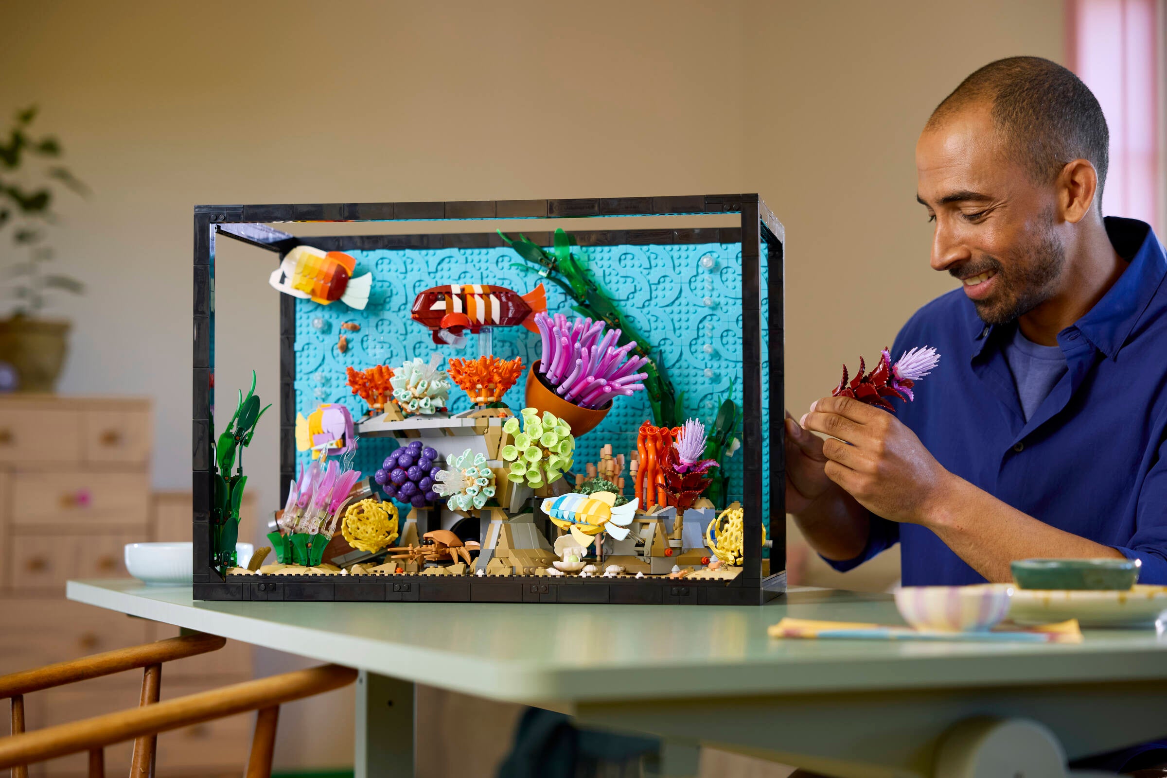 LEGO Icons Tropical Aquarium building set (British brand)
