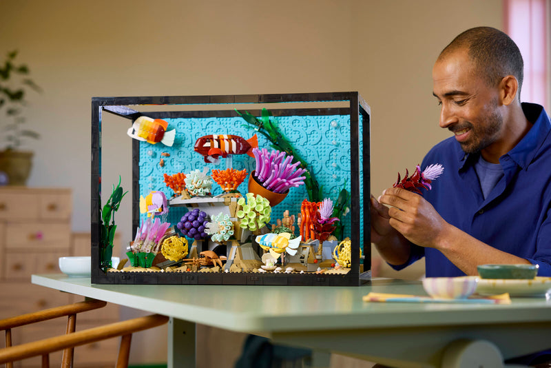 LEGO Icons Tropical Aquarium building set (British brand)