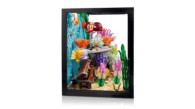LEGO Icons Tropical Aquarium building set (British brand)