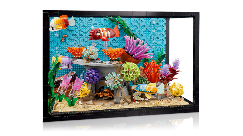 LEGO Icons Tropical Aquarium building set (British brand)