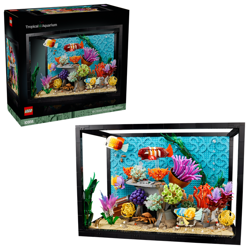 LEGO Icons Tropical Aquarium building set (British brand)
