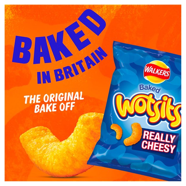 Walkers Wotsits Really Cheesy Multipack Snacks   6 per pack GOODS M&S   