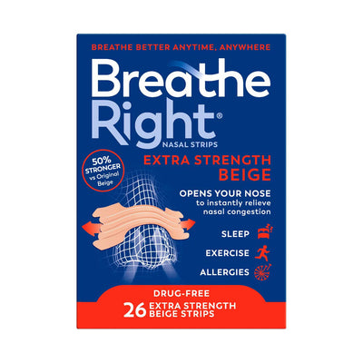 Boots Breathe Right Extra Strength Nasal Strips Beige 26 Strips- Buy online at McGrocer