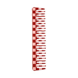 Denman pink and red checked deluxe detangle comb, UK version